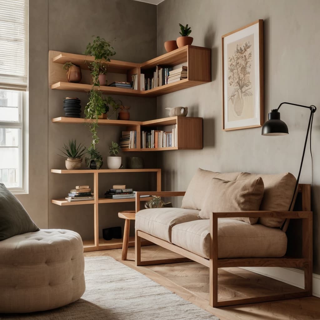 Strategic mirror placement in Lagos apartment